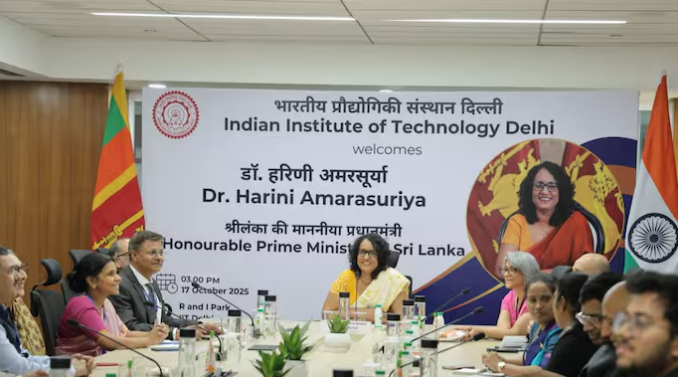 The Sri Lankan Prime Minister also toured IIT Delhi’s Research and Innovation Park, where she explored ongoing collaborations and cutting-edge facilities that bridge academia and industry.